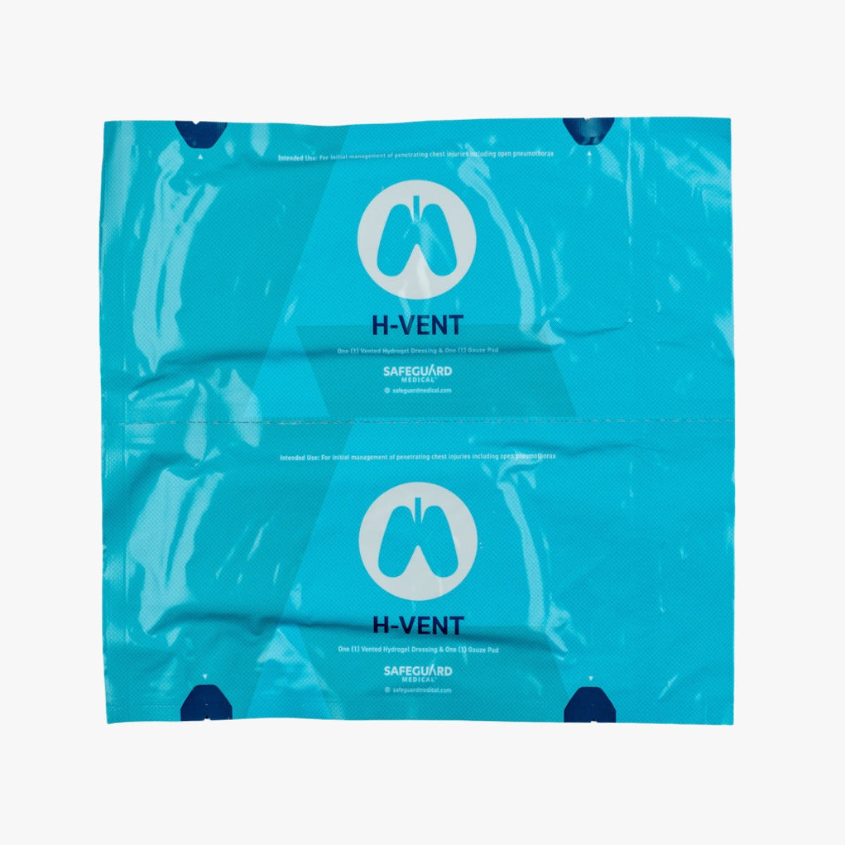 H&amp;H Hyvent Vented Chest Seal Twin Pack 23 x 21 cm